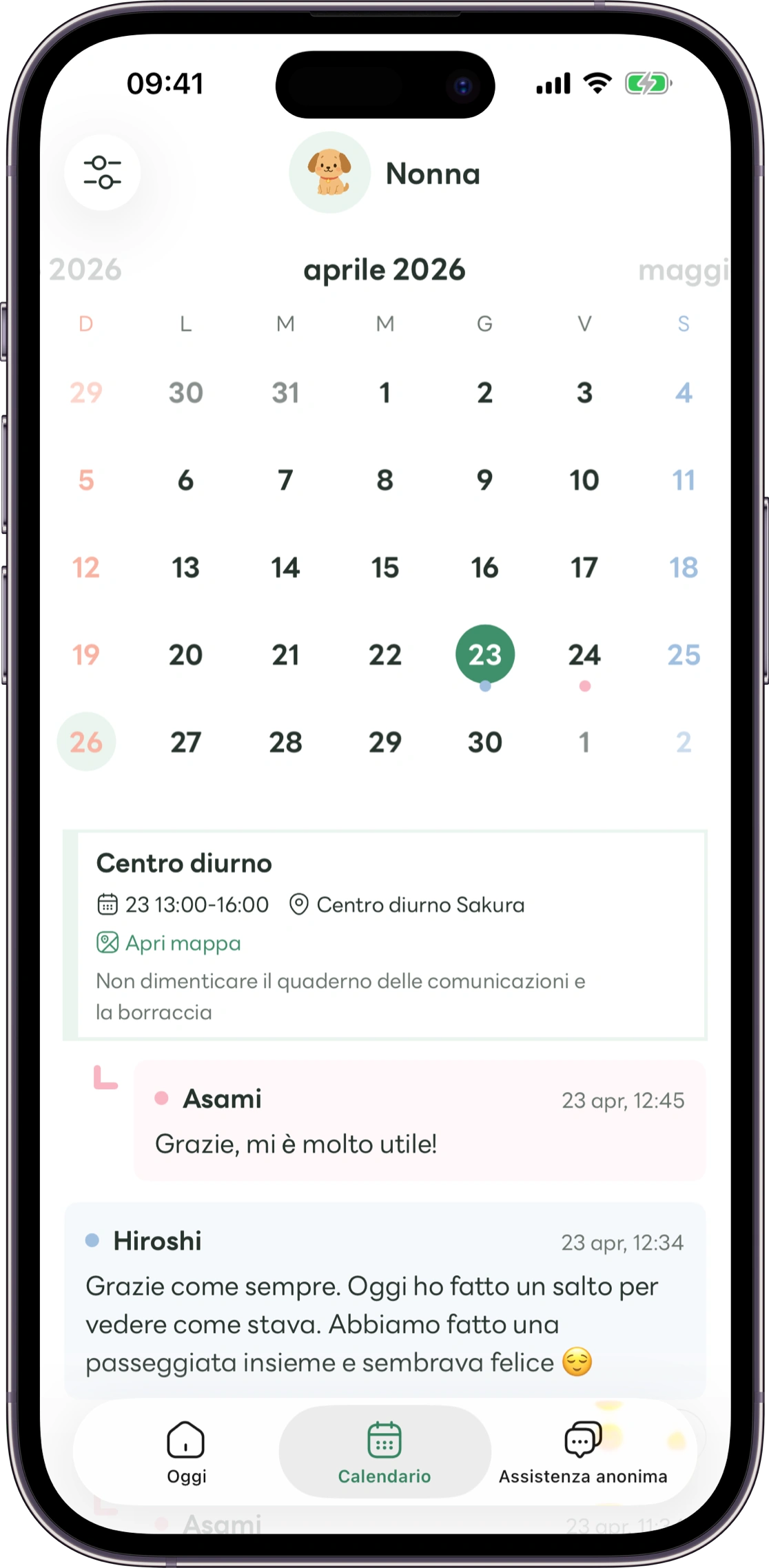 Modello della schermata di riepilogo di Carez