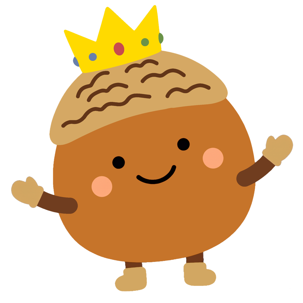 王冠をかぶったCarezのPremiumキャラクター